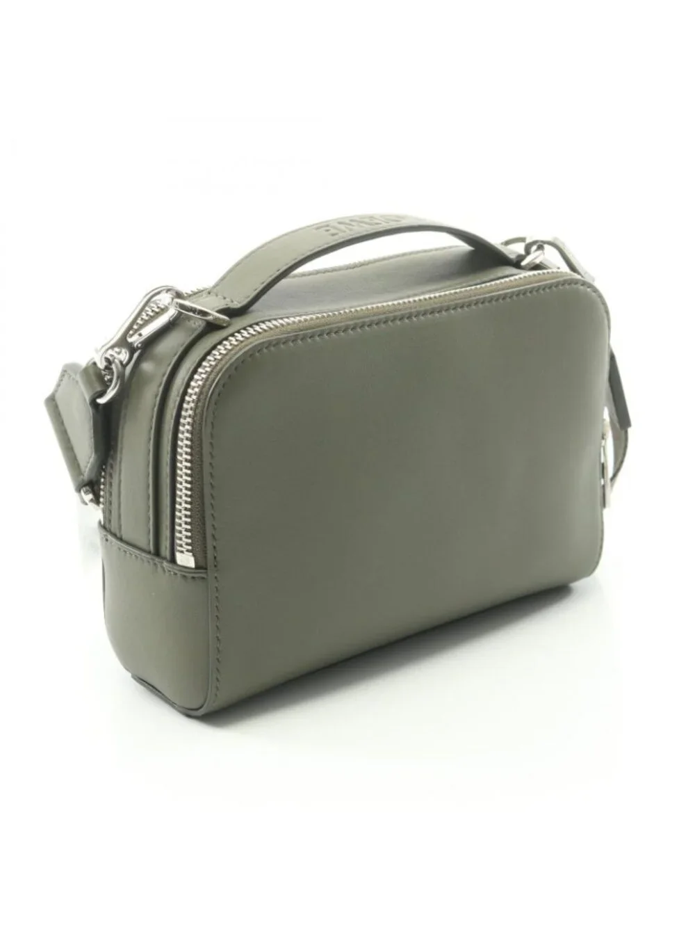 Loewe Shoulder Bag Crossbody Mini Khaki Leather